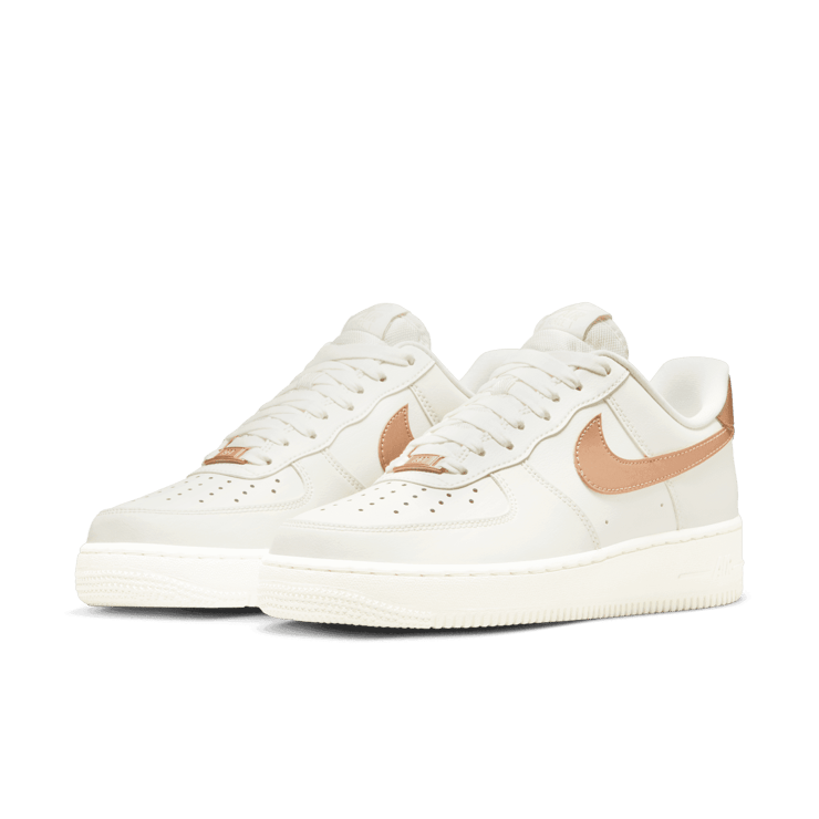 Nike Air Force 1 Low Sail Metallic Red Bronze (W) Angle 2