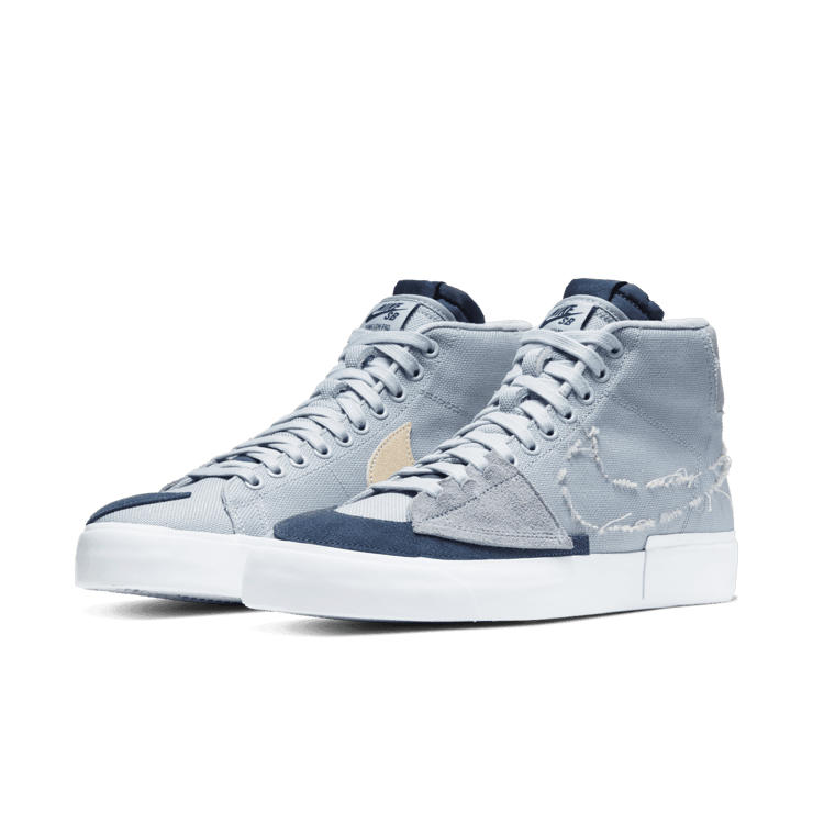 Nike SB Blazer Mid Edge Hack Pack Obsidian Mist Angle 2