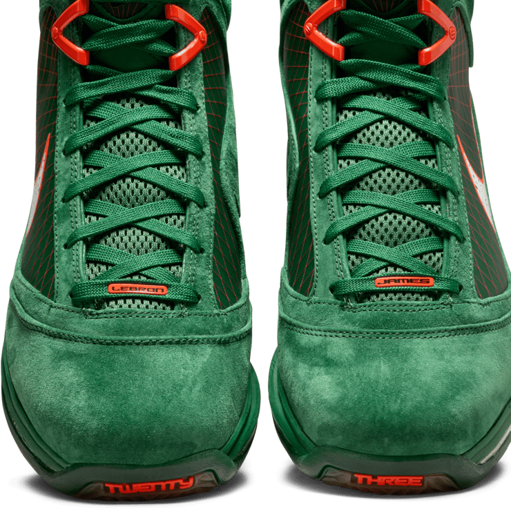 Nike LeBron 7 FAMU Green Angle 8