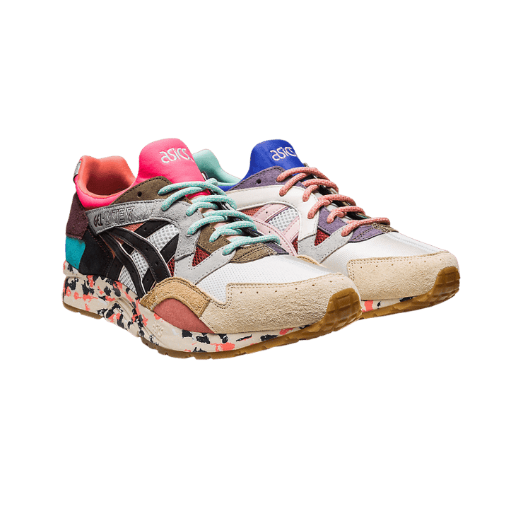 Asics Gel-Lyte V Multi-Color Pink Blue Angle 0