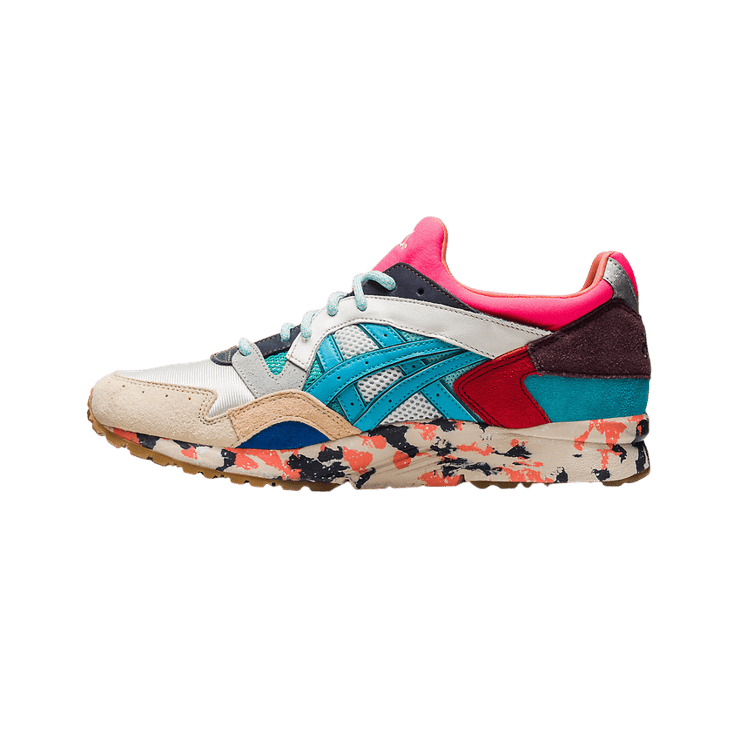 Asics Gel-Lyte V Multi-Color Pink Blue Angle 2