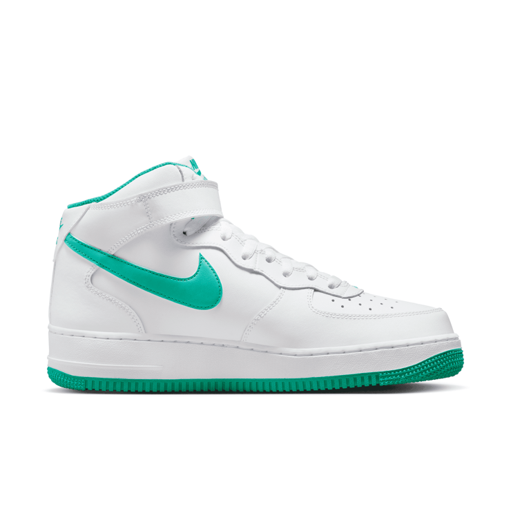 Nike Air Force 1 Mid White Clear Jade Angle 1