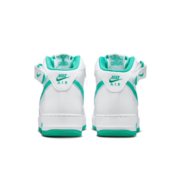 Nike Air Force 1 Mid White Clear Jade Angle 3