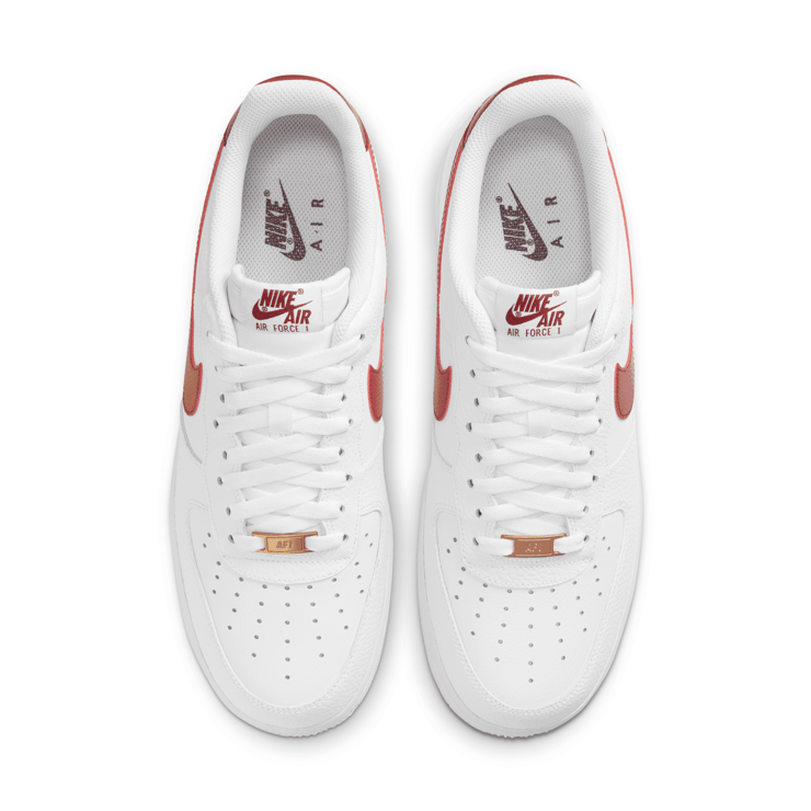 Nike Air Force 1 ‘07 Low White Team Red Angle 2