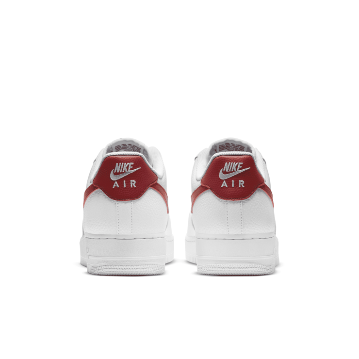 Nike Air Force 1 ‘07 Low White Team Red Angle 4