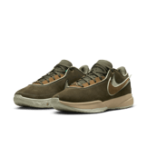 Nike LeBron 20 Olive Suede Angle 2