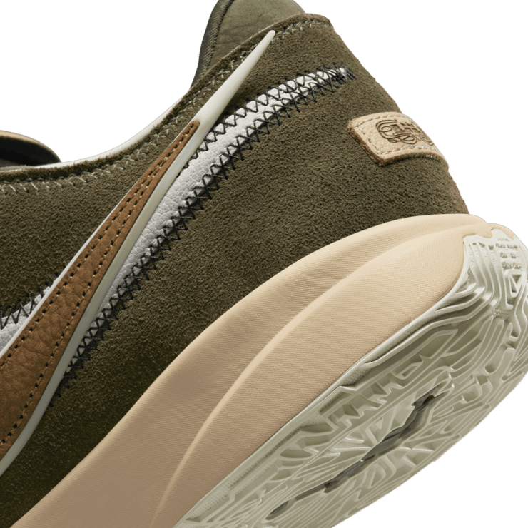 Nike LeBron 20 Olive Suede Angle 5