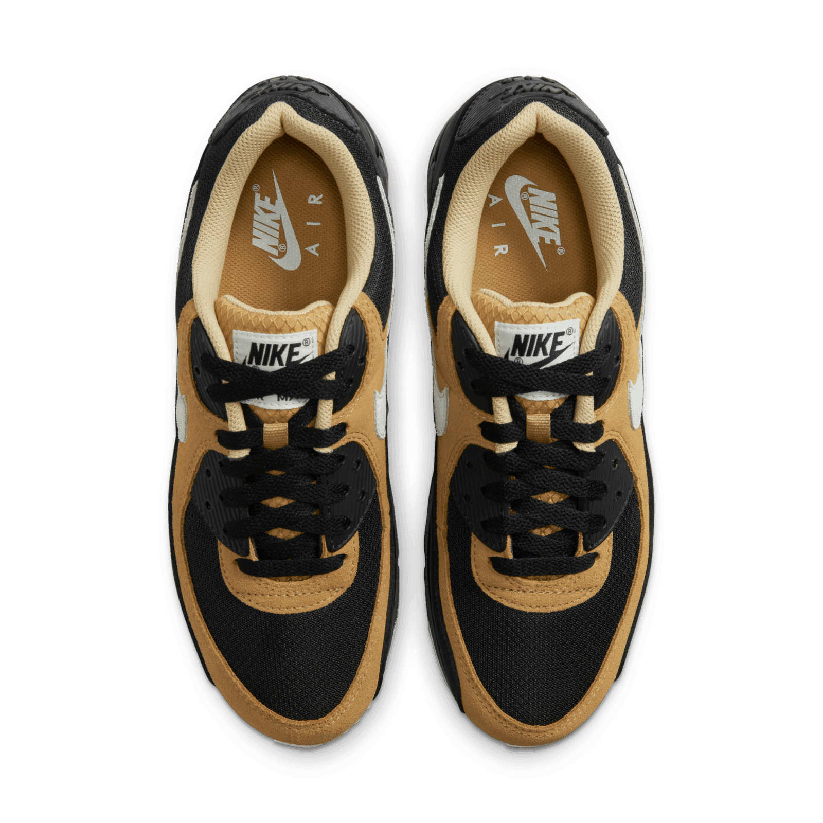 nike air huarache black elemental gold