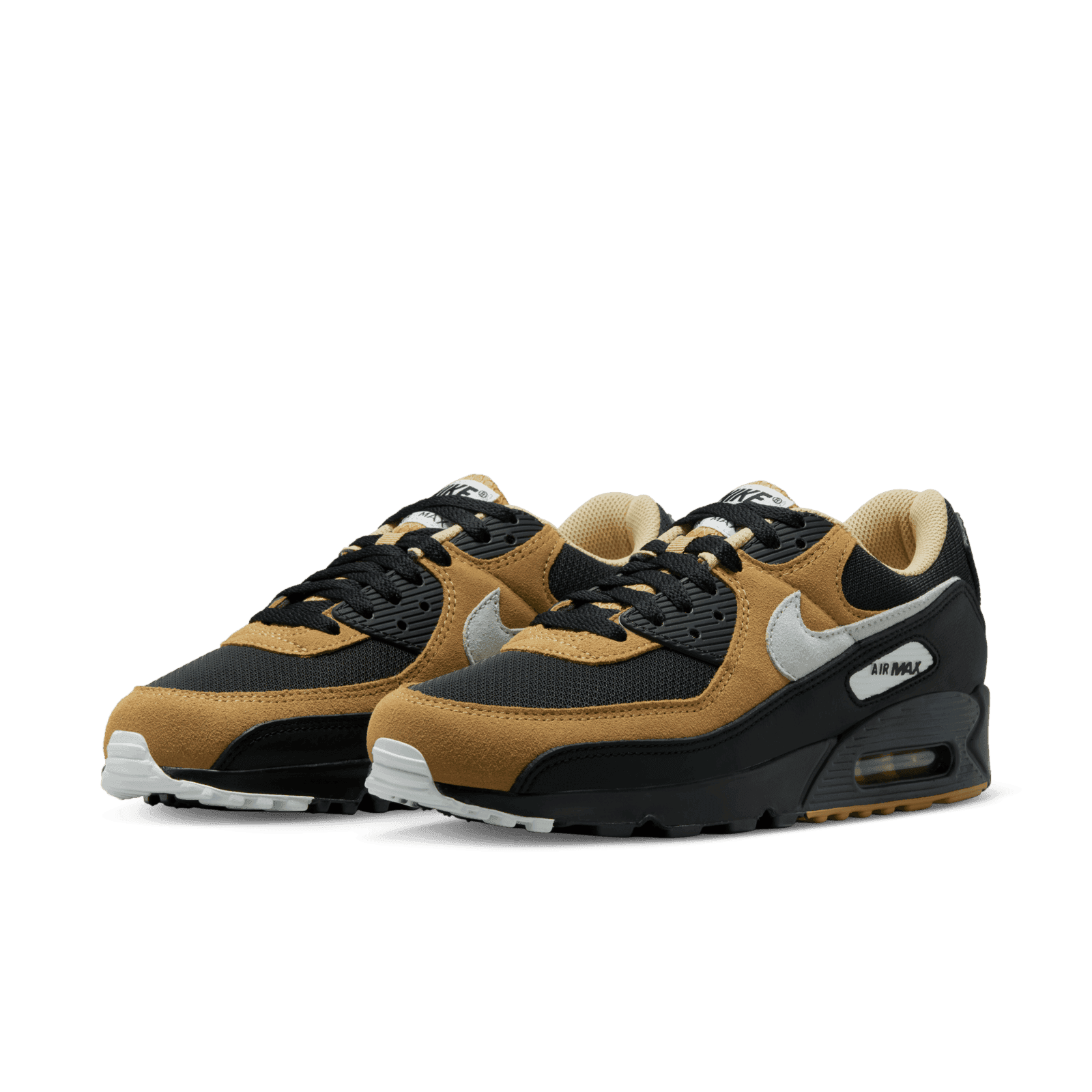 nike air huarache black elemental gold
