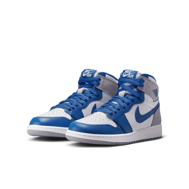 Air Jordan 1 High True Blue (GS) Angle 2