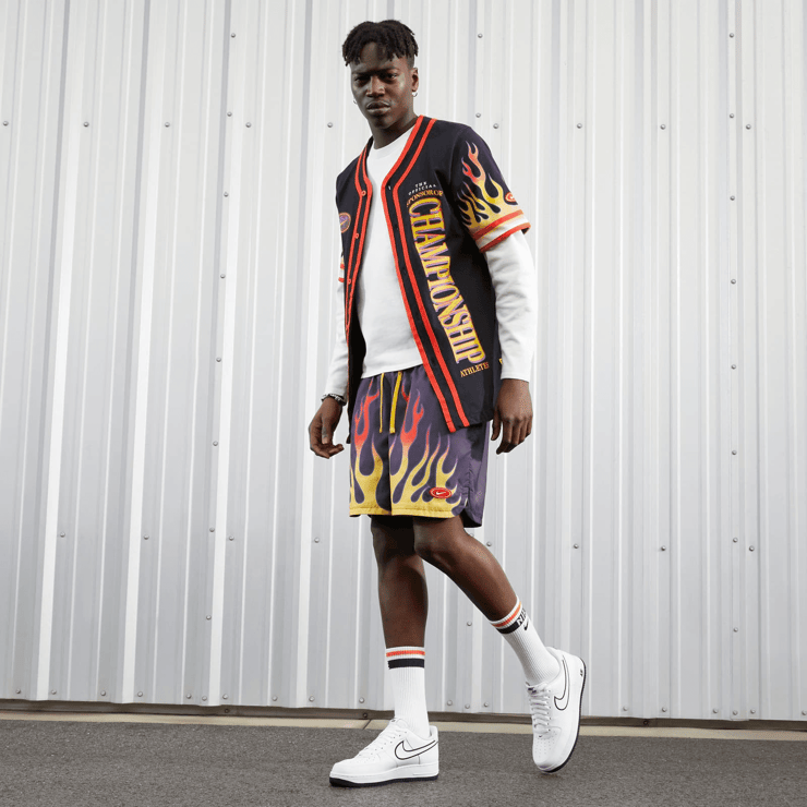 Nike Air Force 1 '07 Low Embroidered Swoosh White Black Angle 0