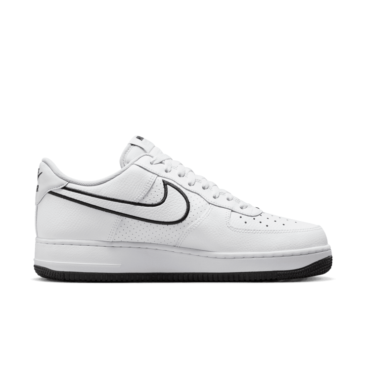 Nike Air Force '07 Low Embroidered Swoosh White Black FJ4211-100