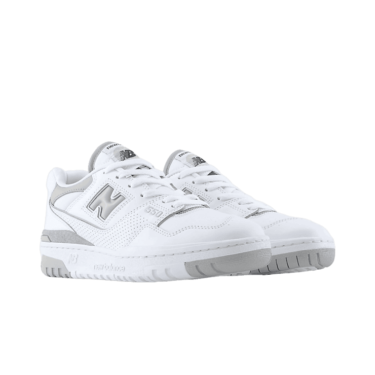 New Balance 550 White Rain Cloud (W) Angle 2