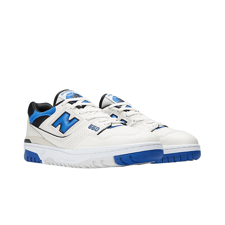 New Balance 550 Sea Salt Team Royal Angle 2