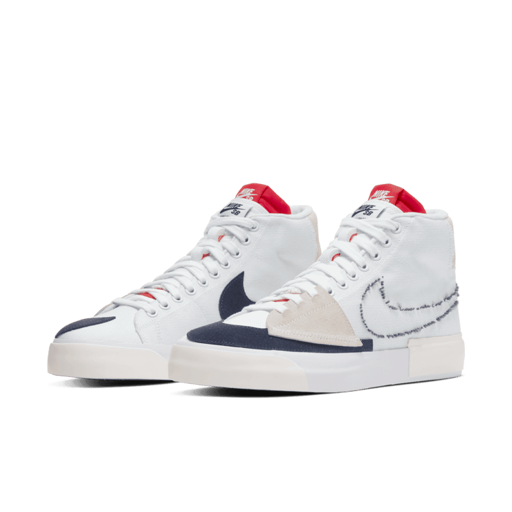 Nike SB Blazer Mid Edge Hack Pack White Angle 2