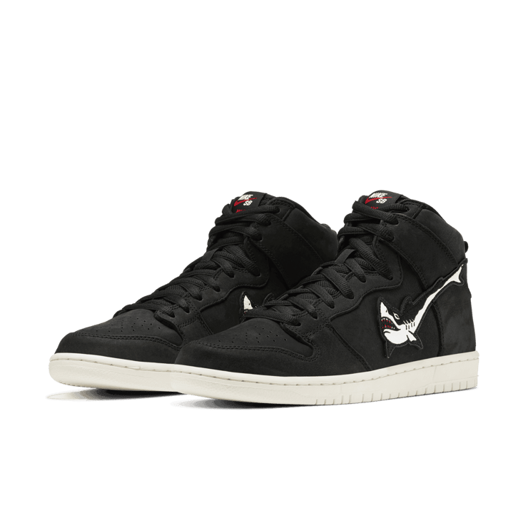 Nike SB Dunk High Oski Shark Angle 2