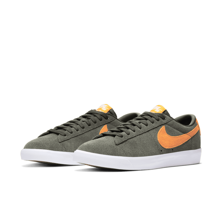 Nike SB Blazer Low GT Sequoia Kumquat Angle 2