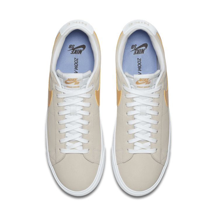Nike SB Blazer Low GT Grey Yellow Angle 0