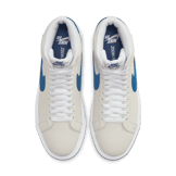 Nike SB Zoom Blazer Mid White Cerulean Angle 1