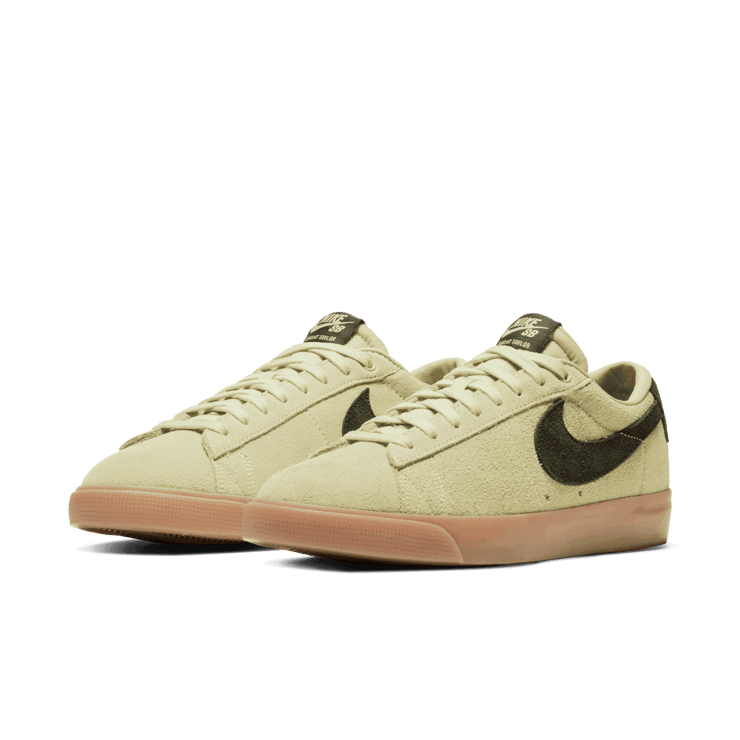 Nike SB Blazer Low GT Olive Aura Angle 2