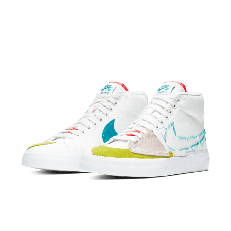 Nike SB Blazer Mid Edge Hack Pack Aqua Angle 2