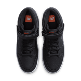Nike SB Dunk Mid ISO Orange Label Black Dark Grey Angle 1