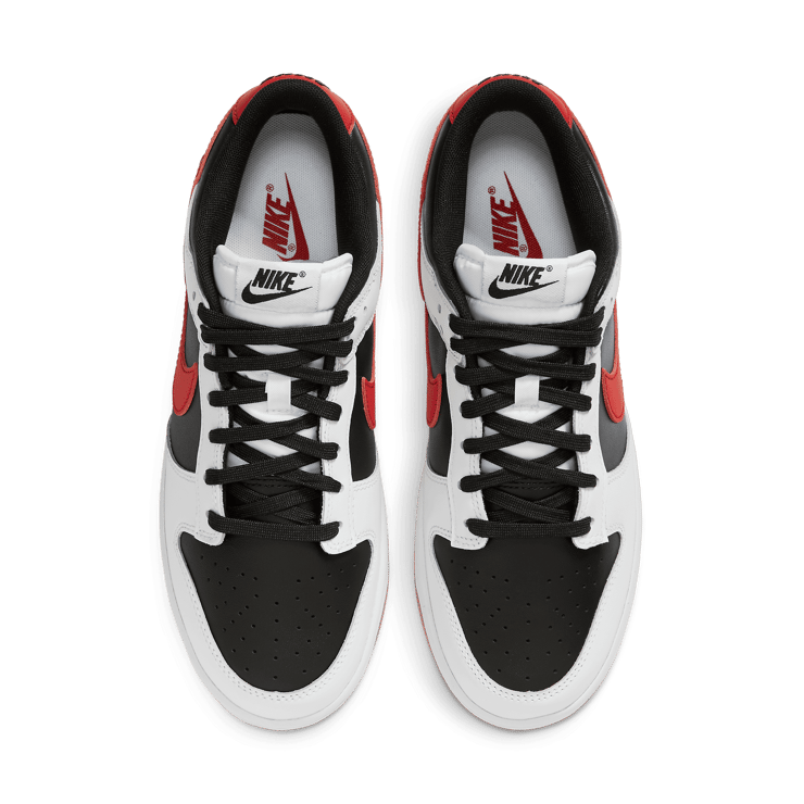 Nike Dunk Low Reverse White Black Red Angle 1