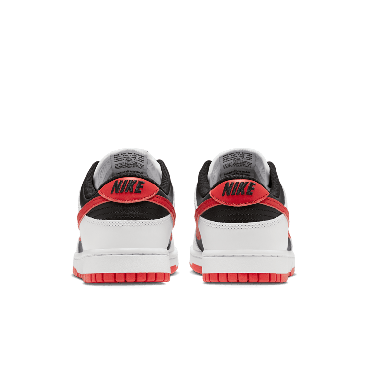 Nike Dunk Low Reverse White Black Red Angle 3