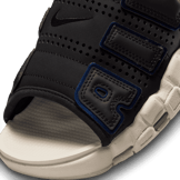 Nike Air More Uptempo Slide Black Multi-Color Sanddrift Angle 2