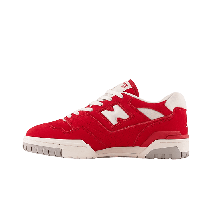 New Balance 550 Suede Team Red Angle 0