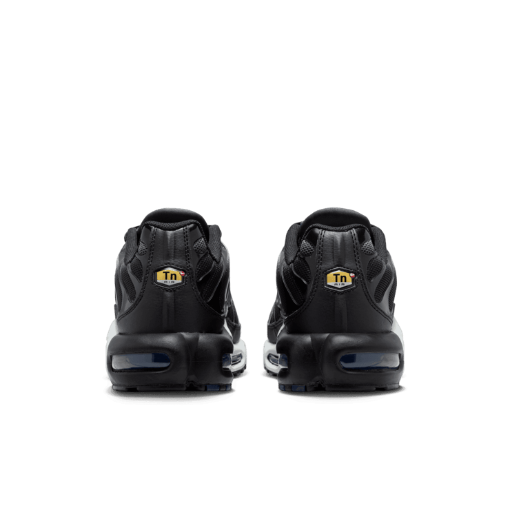 Nike Air Max Plus Black White Midnight Navy Angle 3