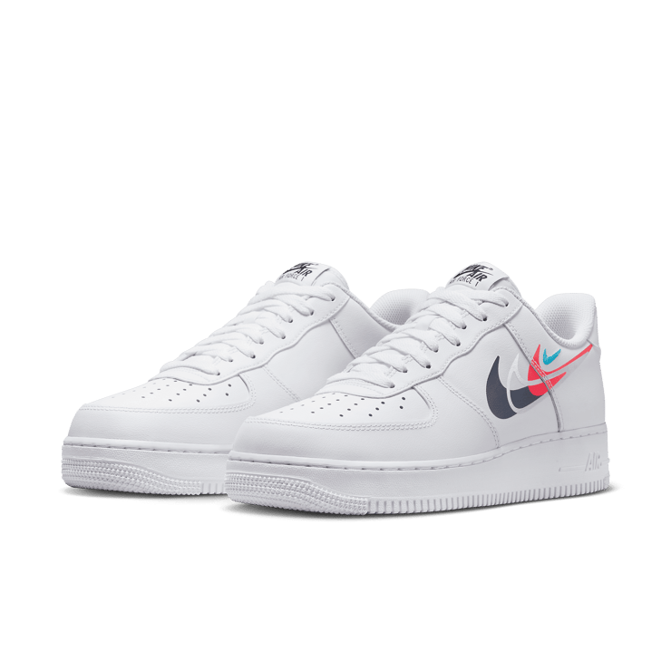 Nike Air Force 1 Low Quadruple Swoosh White Angle 2