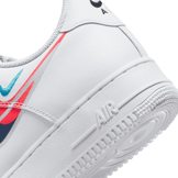 Nike Air Force 1 Low Quadruple Swoosh White Angle 5