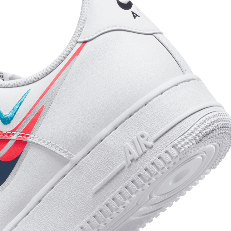 Nike Air Force 1 Low Quadruple Swoosh White Angle 5