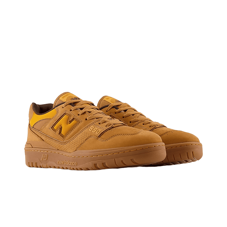 New Balance 550 Wheat Angle 2