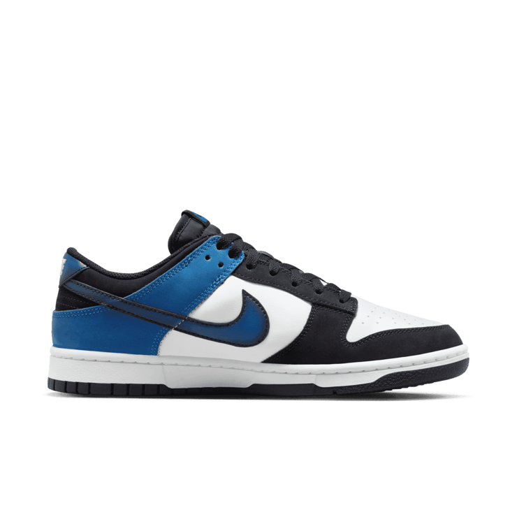 Nike Dunk Low Black Industrial Blue Angle 1