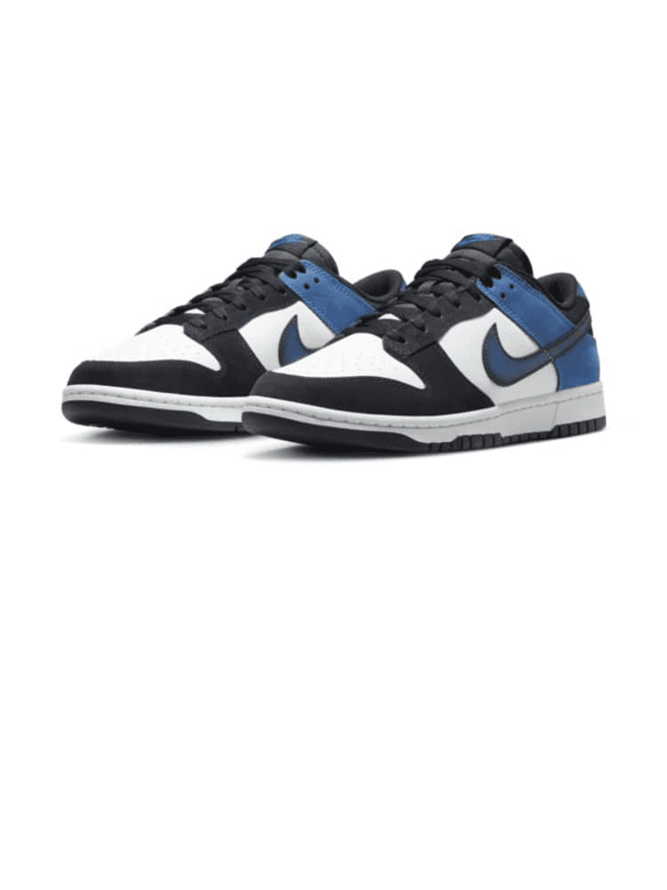 Nike Dunk Low Black Industrial Blue Angle 3