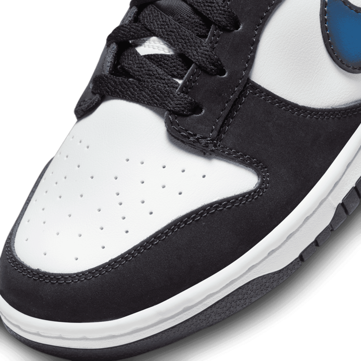 Nike Dunk Low Black Industrial Blue Angle 5