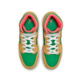 Air Jordan 1 Mid SE Wheat Watermelon (GS) Angle 1