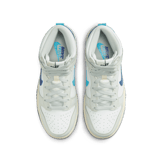 Nike Dunk High Split Summit White Baltic Blue Deep Royal Blue (GS) Angle 1