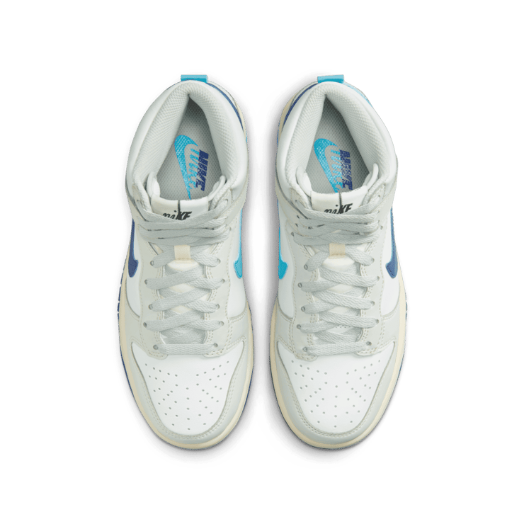 Nike Dunk High Split Summit White Baltic Blue Deep Royal Blue (GS) Angle 1