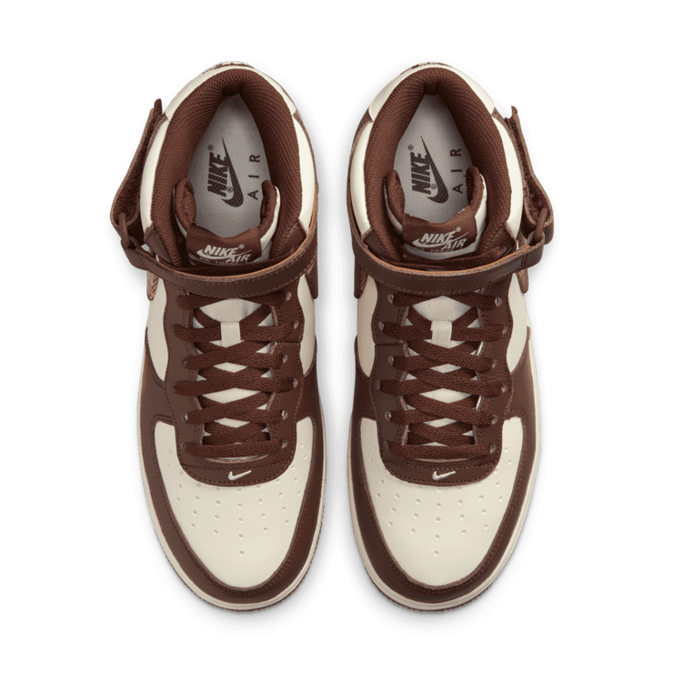 Nike Air Force 1 '07 Mid Brown Plaid Angle 1