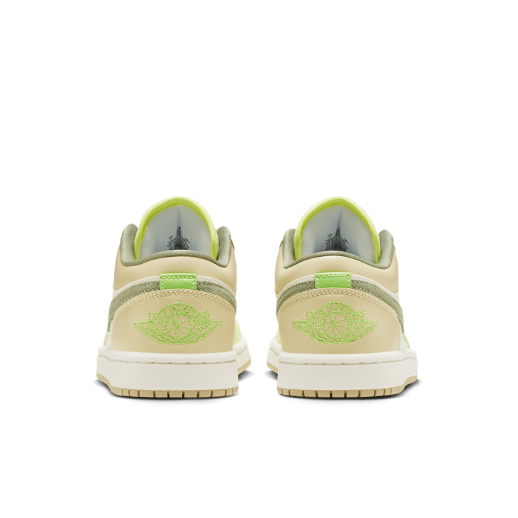 Air Jordan 1 Low Pale Citron Light Olive (W) Angle 3