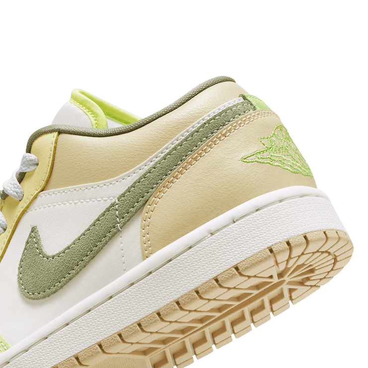 Air Jordan 1 Low Pale Citron Light Olive (W) Angle 5