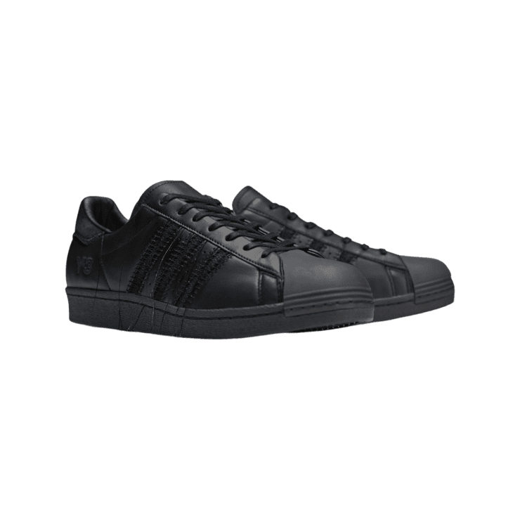 adidas Y-3 Superstar Black Angle 2