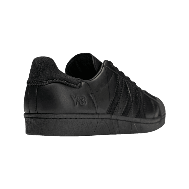 adidas Y-3 Superstar Black Angle 3