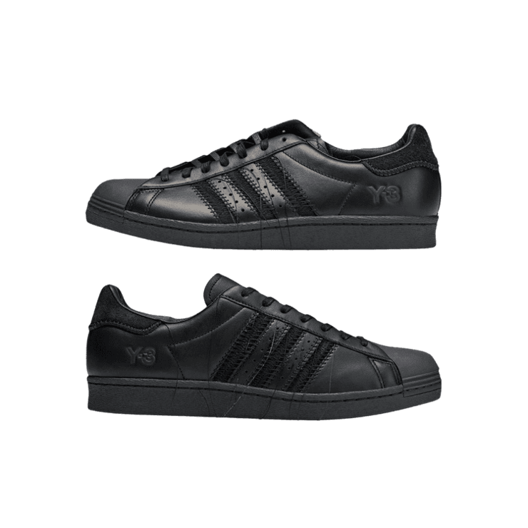 adidas Y-3 Superstar Black Angle 5