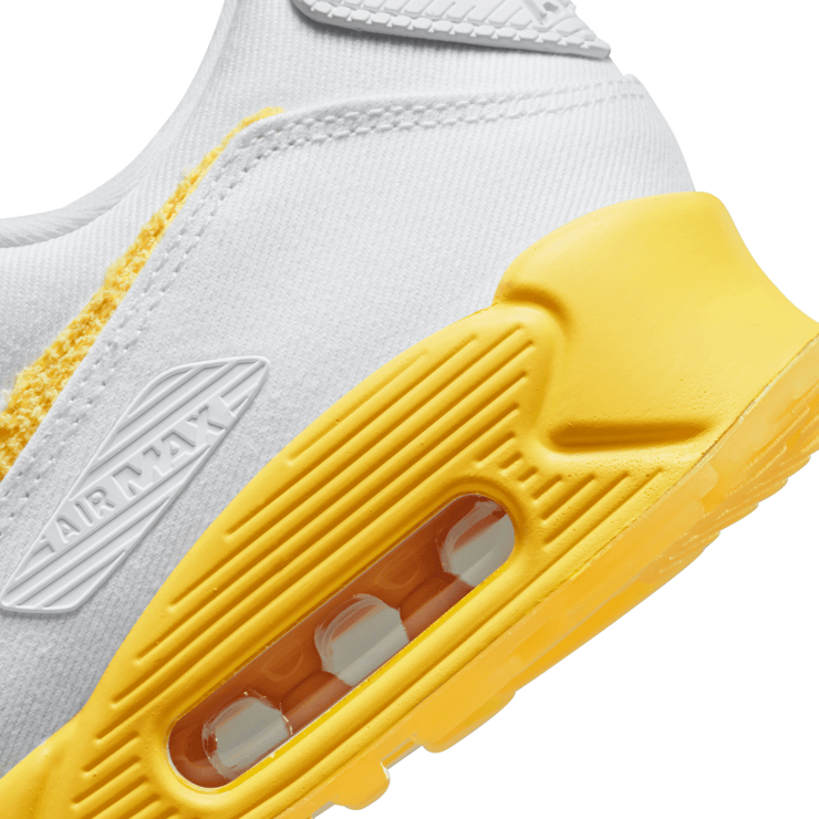 Nike Air Max 90 White Citron Pulse (W) Angle 7