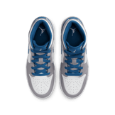 Air Jordan 1 Mid True Blue (GS) Angle 1