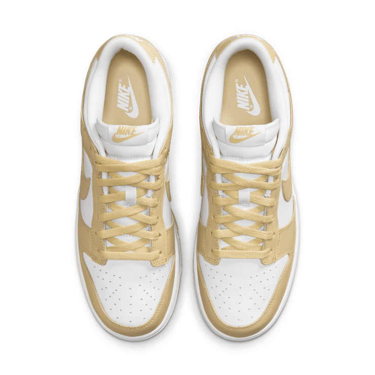 Nike Dunk Low White Team Gold Angle 1